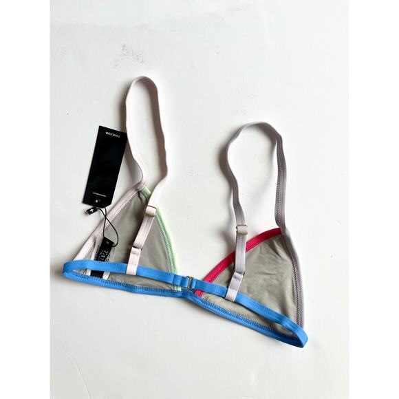 Tavik Jett Triangle Swim Top Color Blocked Sand XS - Picture 4 of 6